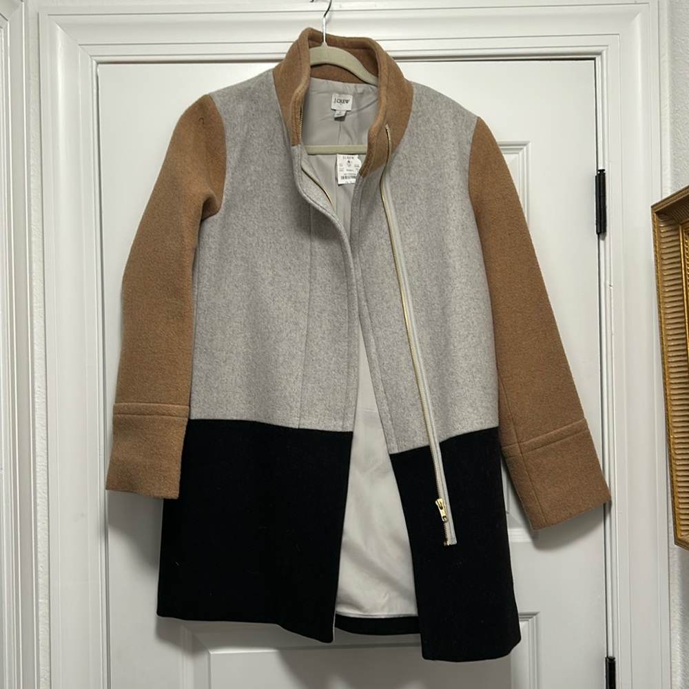 Jcrew color block jacket